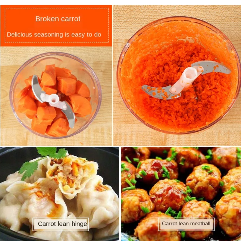 Кухонный комбайн Pull String овощерезка фрукты орехи Лук Чоппер ручная тяга Мясорубка