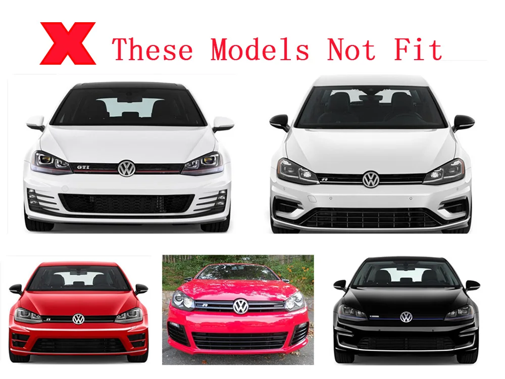 Golf 2013 2014 2015 2016 2017 передний бампер спойлер для Volkswagen 7 5 модель углеродного волокна