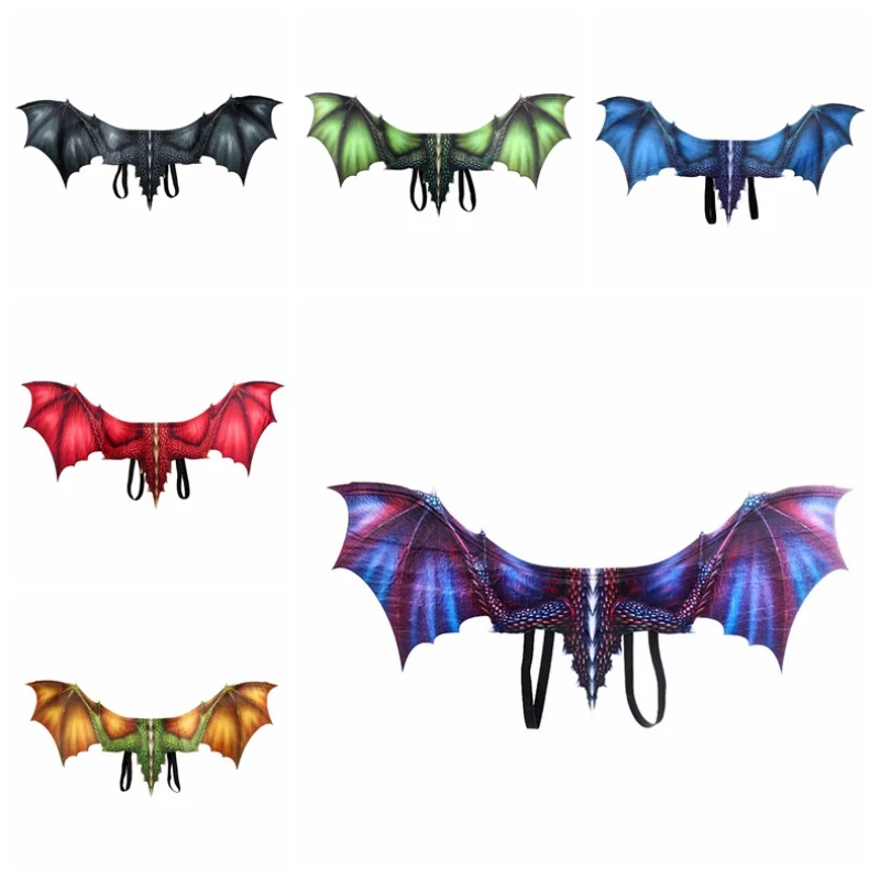 3D Крыло дракона костюм на Хэллоуин Марди Гра крылья для взрослых нетканое