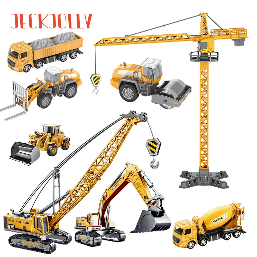 Конструкционные модели грузовиков из сплава игрушечные строительные краны