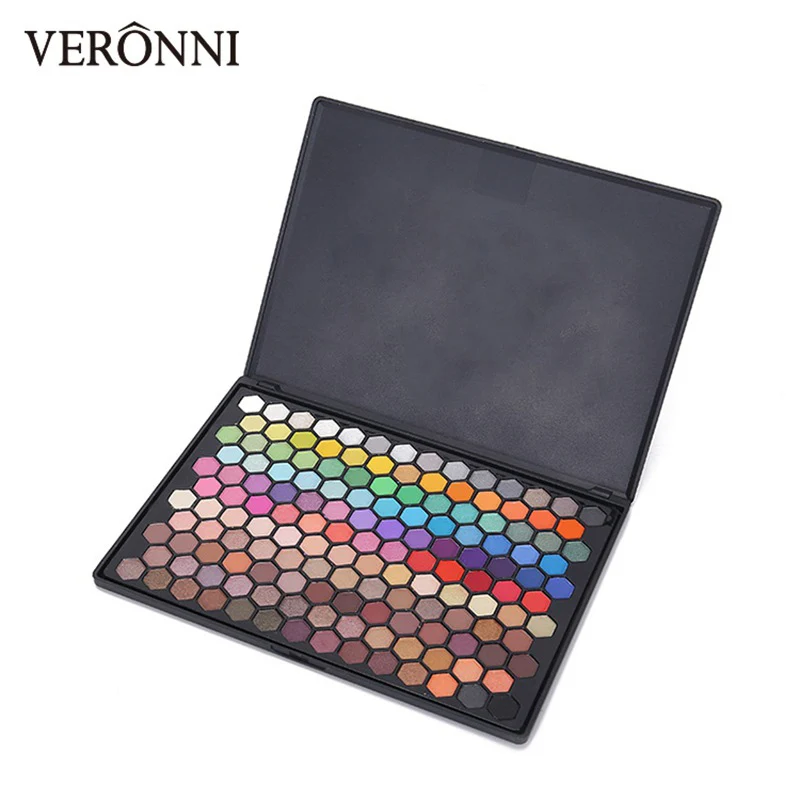 Матовые тени для век VERONNI 149 цветов набор палетки шелковистых сияющих косметика