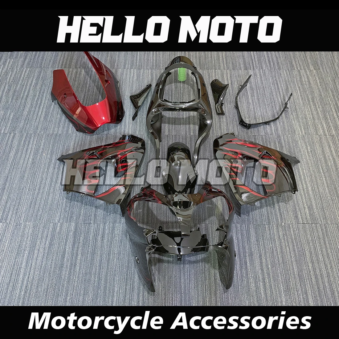

Suitable for ZX-9R 2000 2001 Motorcycle Shell Fairings Spoiler Body