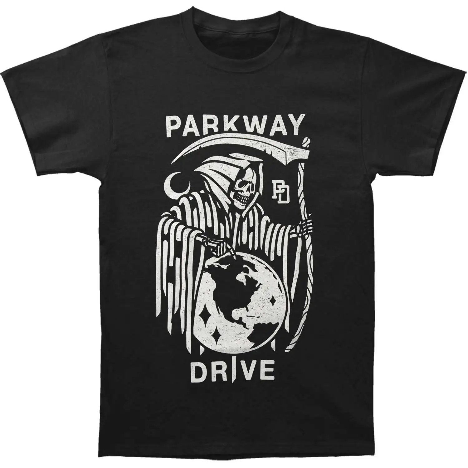 

Parkway Drive Men's Globe Reaper Tee T-shirt Black