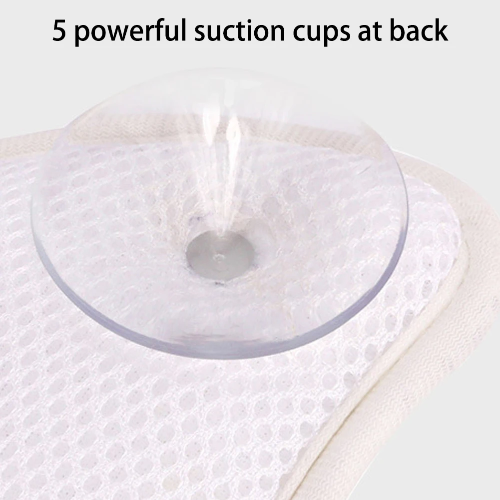 3D Fox Quilted Soft Bath Pillow Air Mesh Bathtub Non-slip SPA Headrest Cushion Spa for Home Hot Tub Bathroom Accersories | Дом и сад