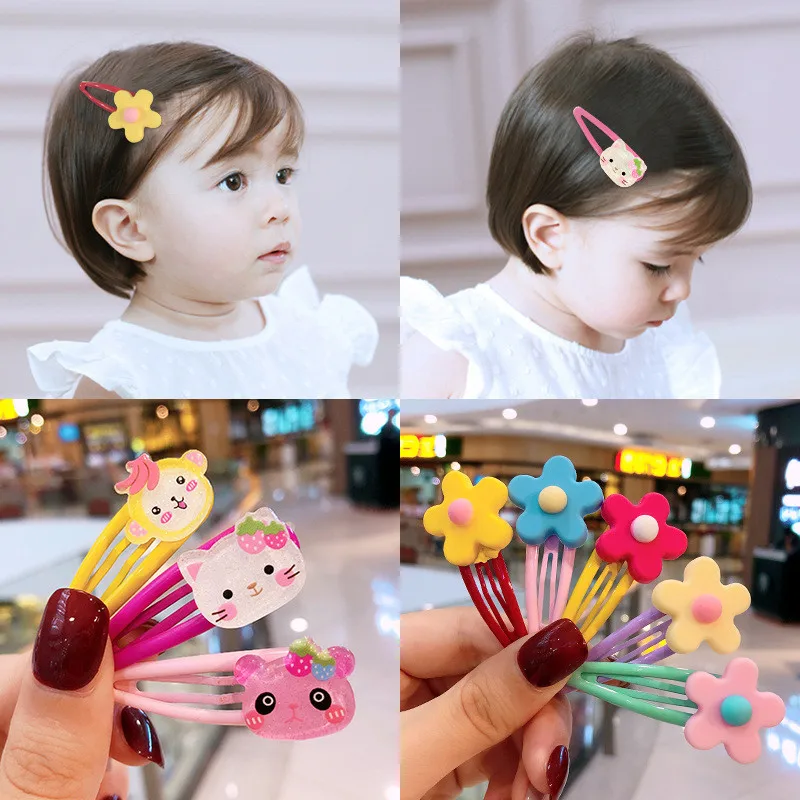 

5/10 Pcs/set Cute Cartoon Animals Fruit 5 Cm Hairpins Children Lovely Hair Clips Barrettes Headband Kids Hair Accessories
