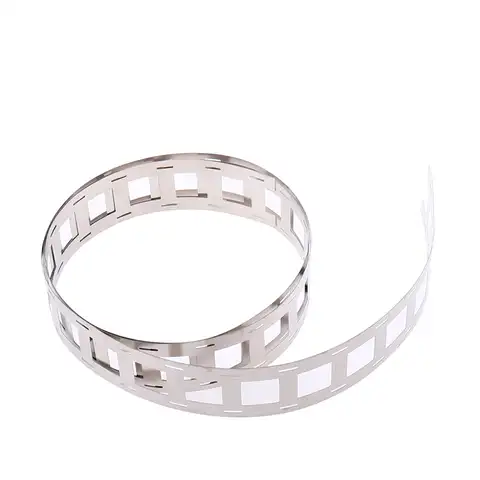 Tape for welding cranes from pure nickel 0.2 mm thick, 2p, point nickel tape