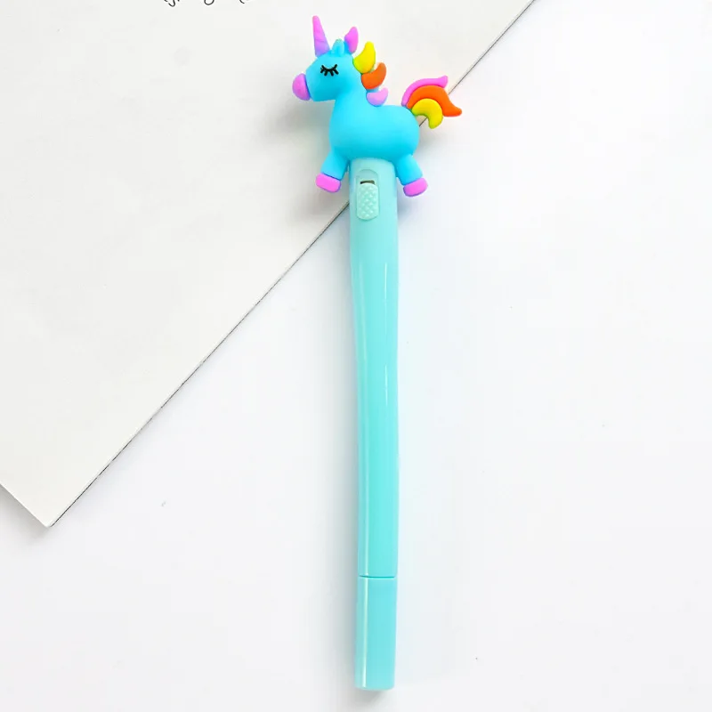Blue Happy Unicorn SAILEROAD Дети свет единорога игрушки светящийся светильник ручка светится в темноте гелевая ручка ребенок мальчик девочка динозавр светящиеся игрушки Дети светящиеся игрушки - Цвет: Blue Happy Unicorn