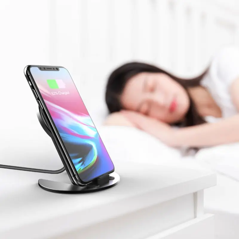 

Eshowee 15W Qi Wireless Charger Stand For iPhone 12 11 Pro XS MAX XR X Samsung S21 S20 Fast Charging Dock Station Phone Charger