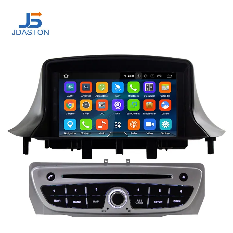 JDASTON Android 9,0 автомобильный dvd-плеер для RENAULT Megane Fluence 3 2009-2013 Восьмиядерный 4G+ 64G Мультимедиа gps стерео wifi радио RDS
