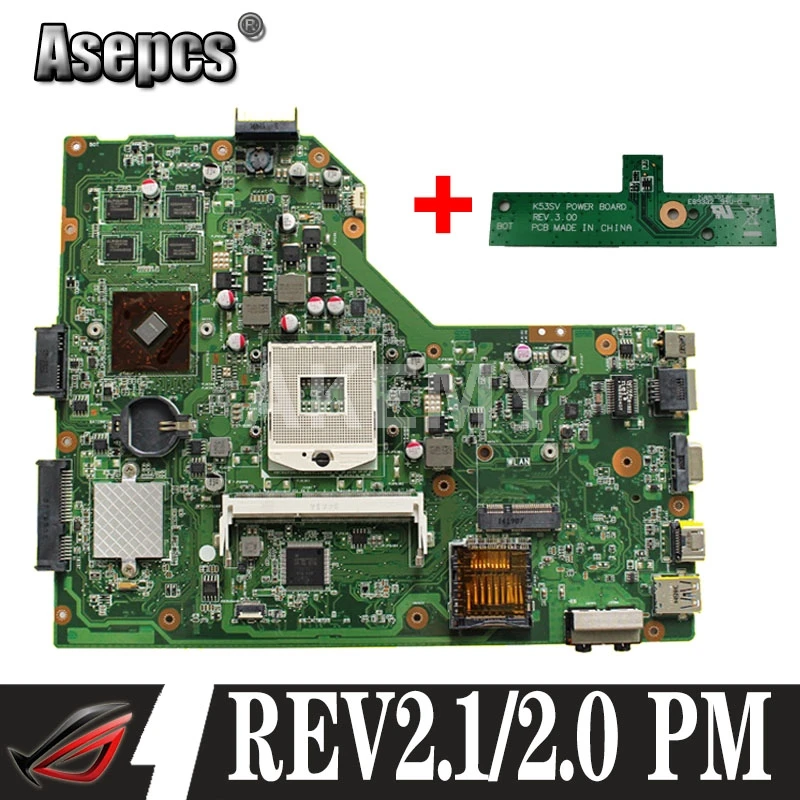 K54LY материнская плата для ноутбука For Asus K54L X54H K54HR X84H тест оригинальный mai'nboard