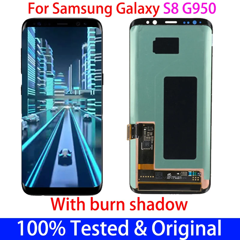 Оригинальный дисплей S8 Super amoled для Samsung Galaxy G950 G950F ЖК-дисплей с рамкой сенсорный