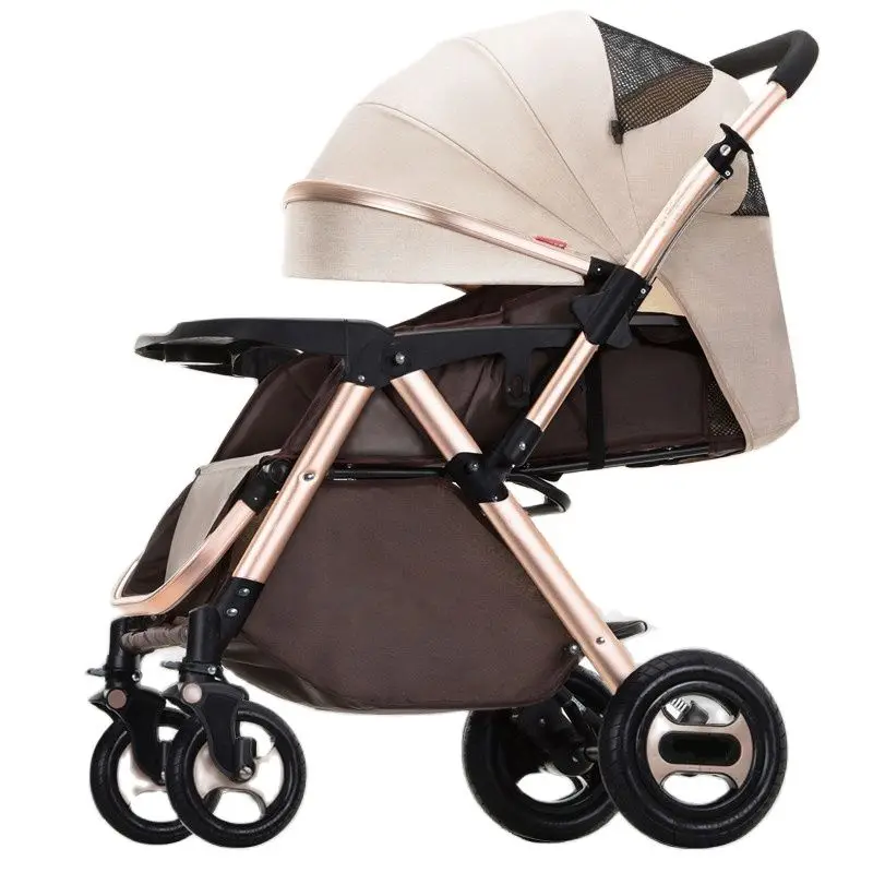 Коляска высокой проходимости алюминиевый сплав четырехколесный амортизатор