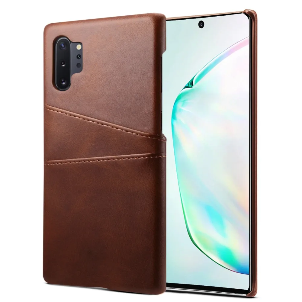 Для samsung S8 S9 Plus кожаный чехол с отделением для карт для samsung Galaxy S10 S10 Plus чехол s держатели для карт