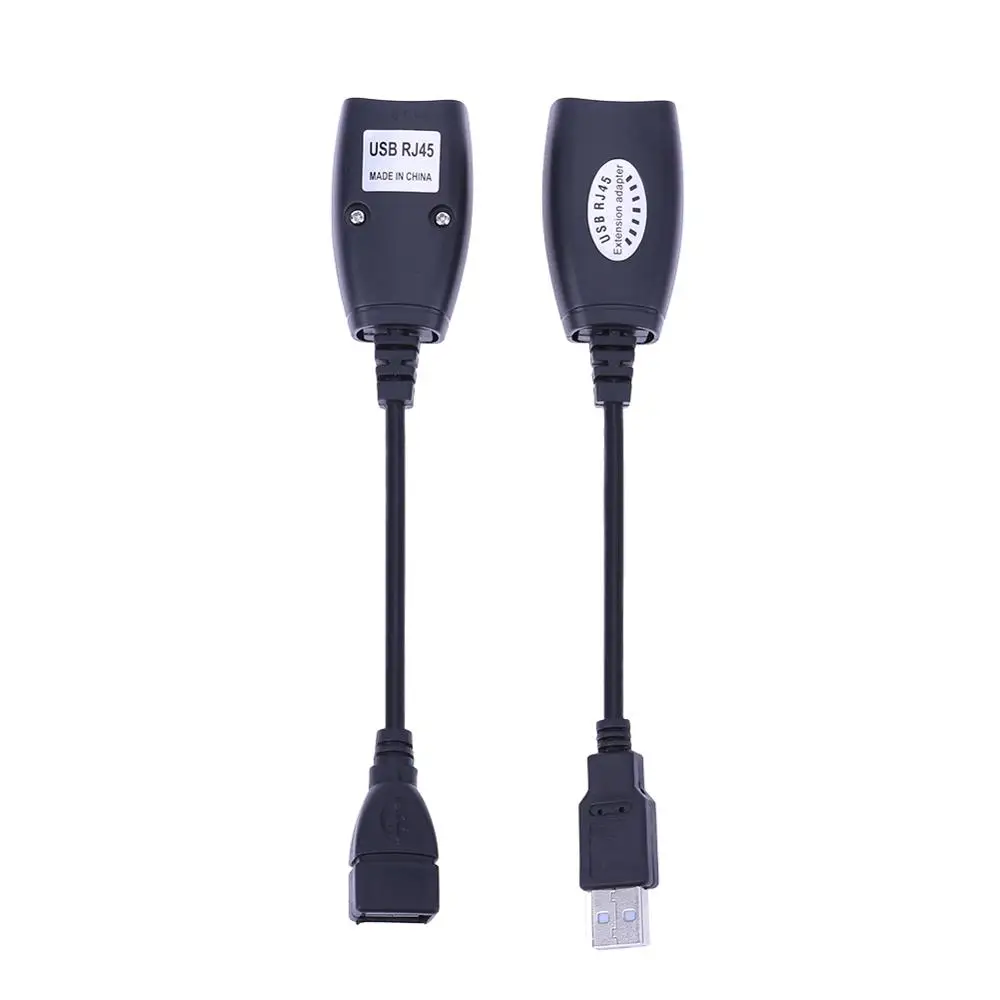 

RJ45 USB удлинитель адаптер USB к RJ45 Удлинитель USB 2,0 удлинитель адаптер до 150 футов для Cat5/RJ45/Cat6 патч-корд
