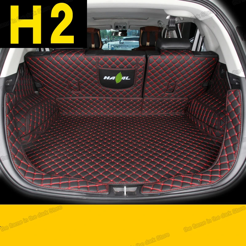 

lsrtw2017 for great wall haval h2 leather car trunk mat cargo liner 2014 2015 2016 2017 2018 2019 boot rug carpet accessories