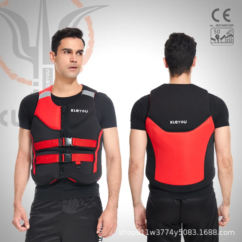 

Neoprene Professional Life Vest Men Women Life Jacket Buoyancy Hunting Fishing Surfing Save Vest Swimming Floating Clothing