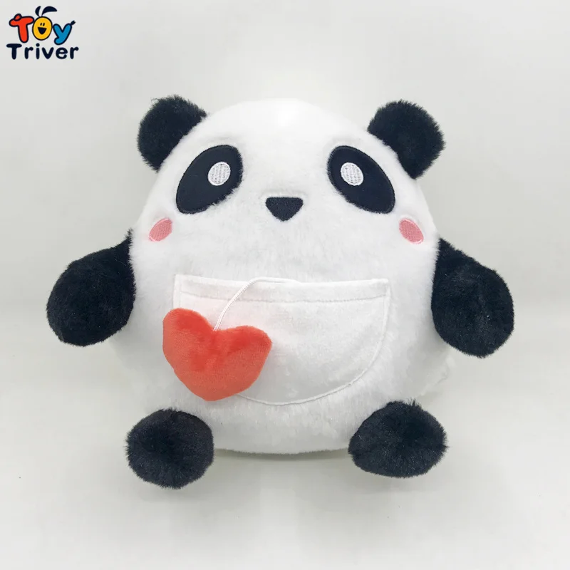 Kawaii Panda Love Heart Плюшевые игрушки Triver мягкие животные куклы детские дети мальчик