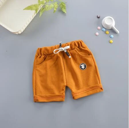 Baby Boys Button Design Short Pants 2019 New Fashion Candy Color Casual Beach Shorts For Newborn Summer Clothes |