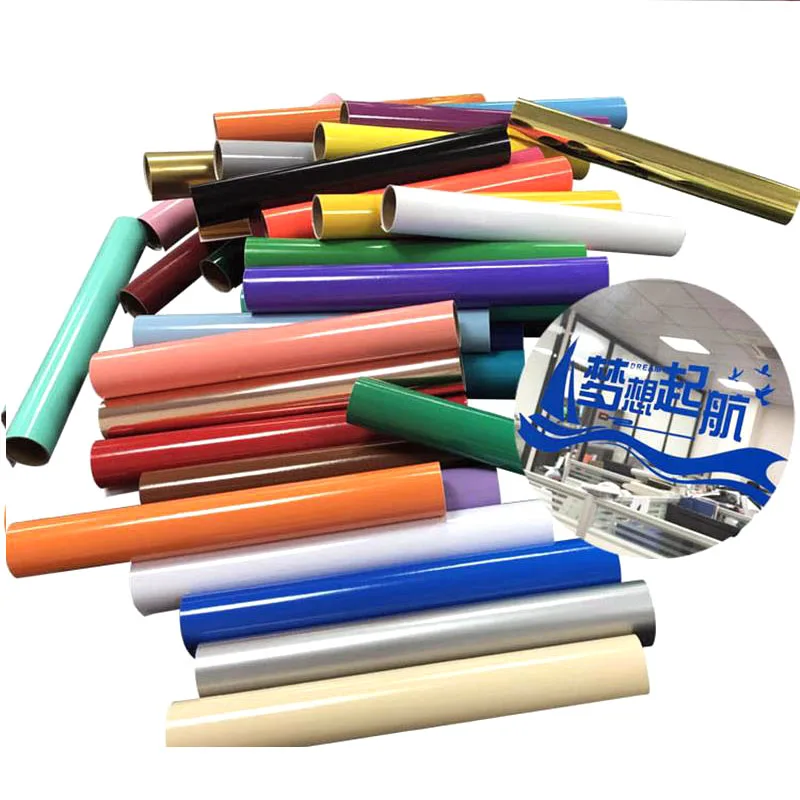 1 м многоцветная клейкая самоклеящаяся Перманентная виниловая рулонная