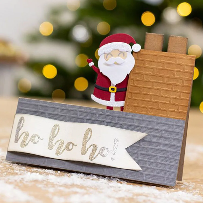 Металлические Вырубные штампы Love Santa X + Санта Клаус рождественские милые для