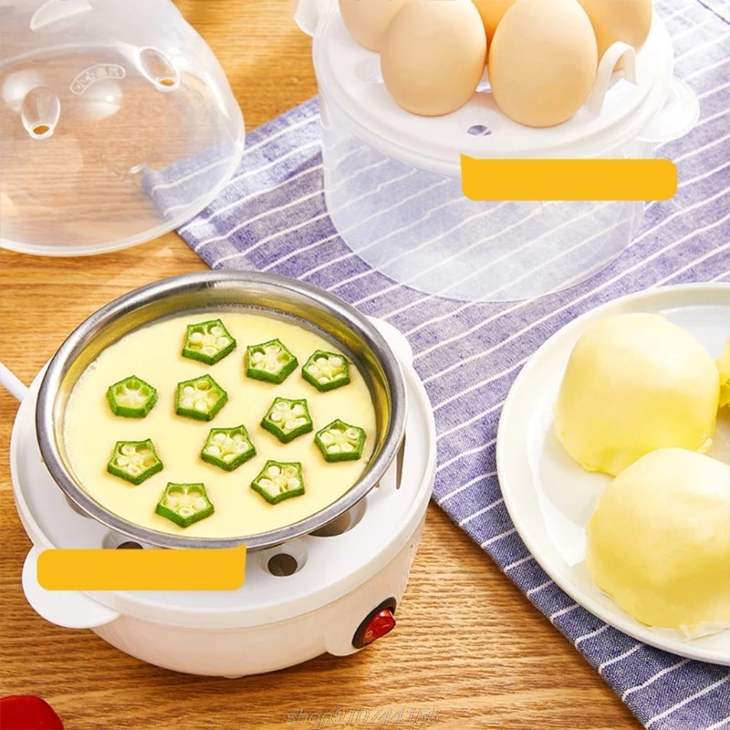 

Electric Rapid Egg Cooker for Hard Boiled, Poached, Scrambled, Omelets, Steamed Vegetables, Seafood, Dumplings N14 20 Dropship