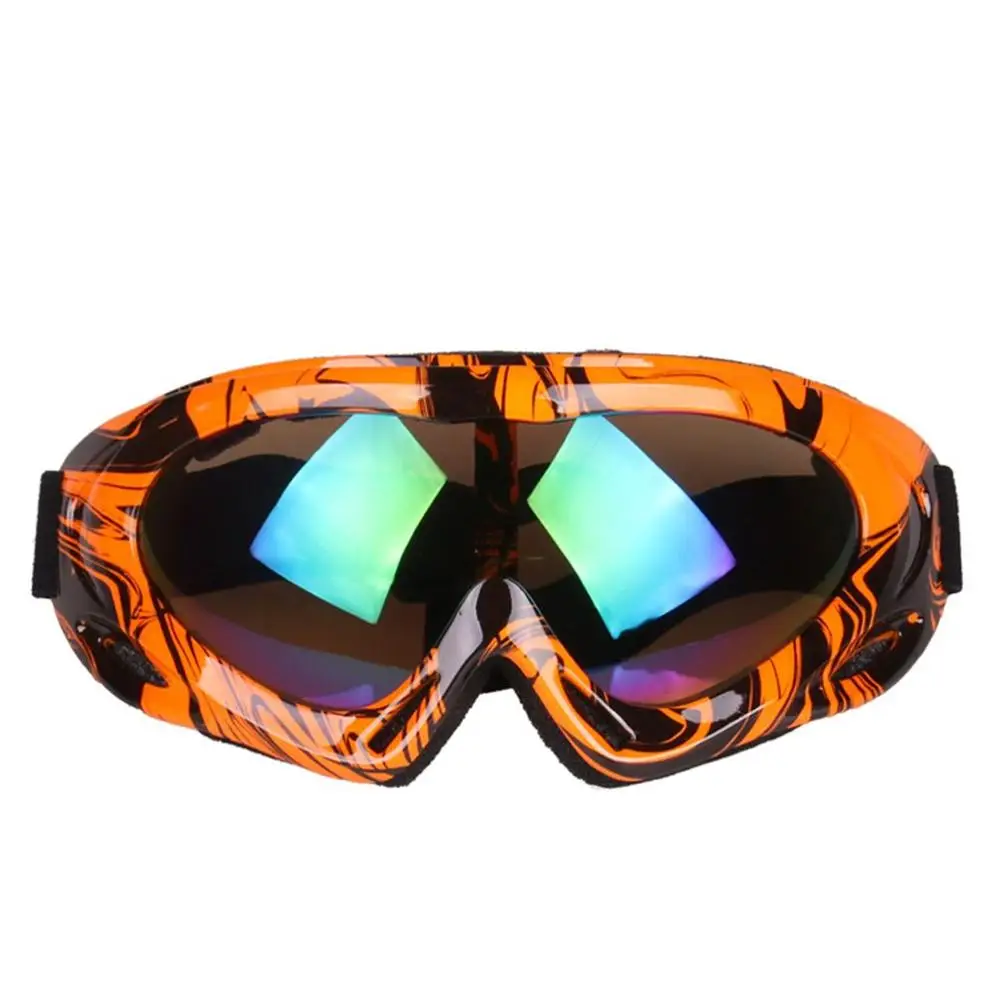 

Colorful Ski Goggles Single-layer Professional Snow Goggles Mountaineering Windproof Glasses Off-road Motorcycle