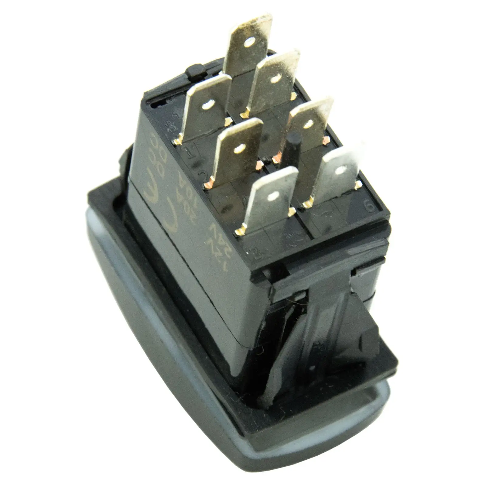 Лодка TRIM TABS Rocket Switch светодиодный Carling ARB Выгравированный 7Pin (ВКЛ) выкл DPDT|rocket switch|arb