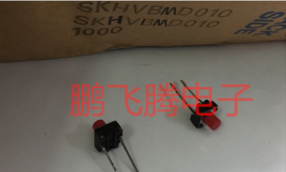Квадратный тактовый переключатель ALPS SKHVBMD010 5 шт./лот 6*6*7 прямая красная кнопка