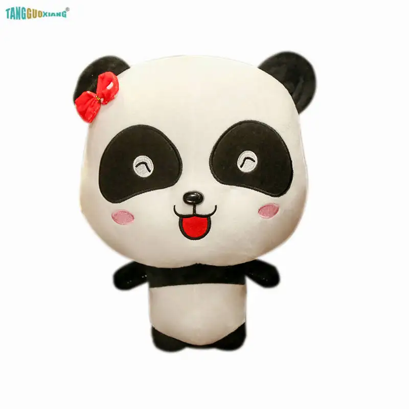 35 см BabyBus милая пара панды мягкие плюшевые игрушки животных Мультяшные детские