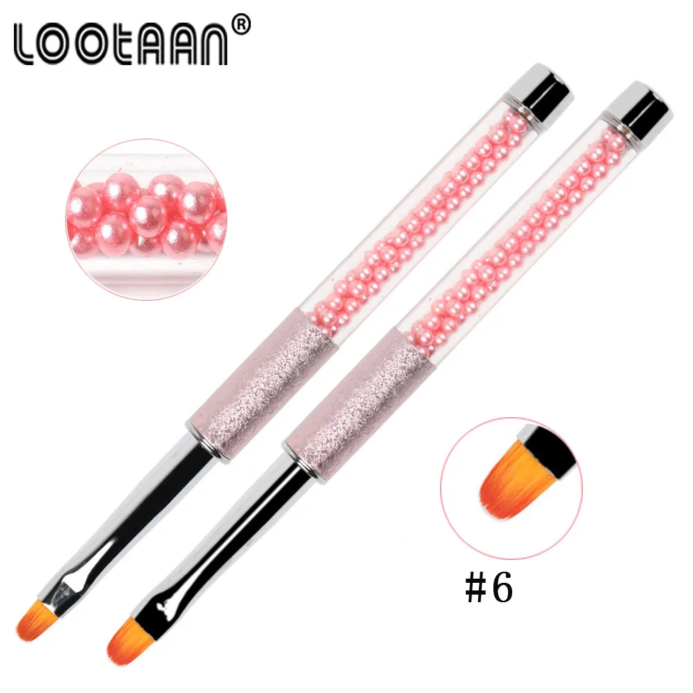 УФ Гелевая Кисть вкладыш ручка для рисования акриловая кисть ногтей градиентные