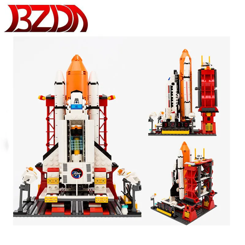 BZDA Space Shuttle Launch Center 679 шт авиационные технологии ракетный строительный блок модель