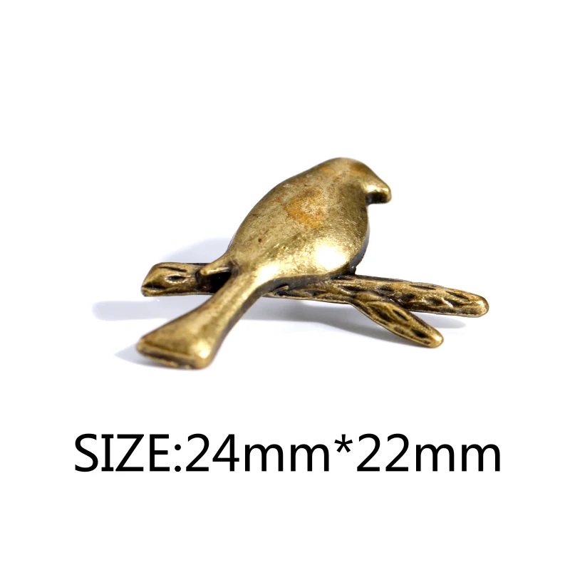 2 шт. винтажные металлические булавки для воротника в виде птицы|Броши| |