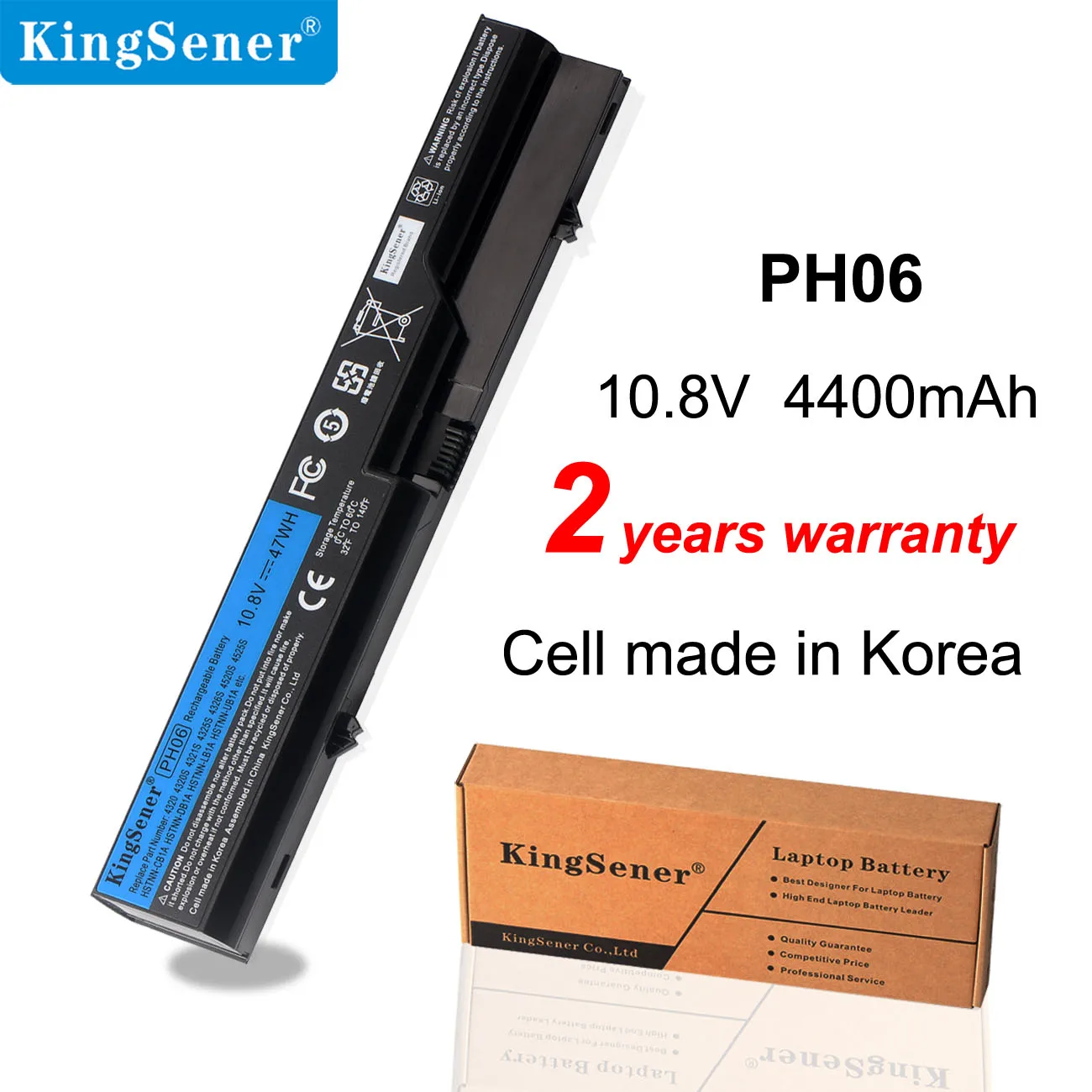 Kingsener Ph06 Bateria para hp Probook 4325s 4320s 4321s 420 425s 4520 4326s 4420s 4421s 4425s 4525s Hstnn-lb1a Cb1a 593572001
