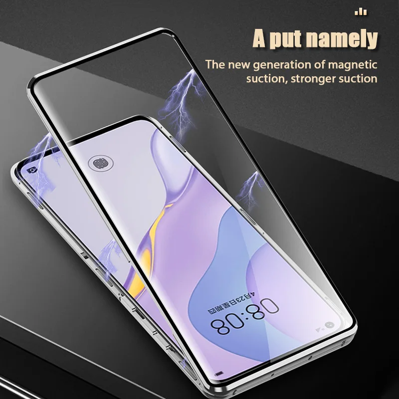 360 Передний + задний Чехол из закаленного стекла для Huawei Enjoy Z 5G 20 Pro Mate 30 Lite Magetic
