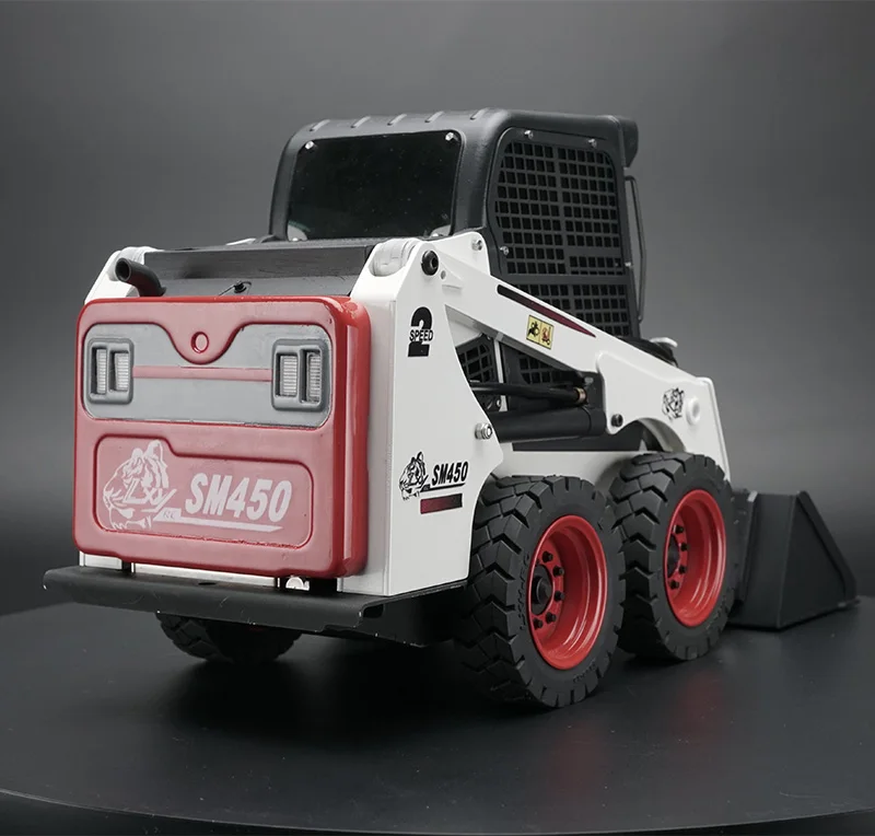Фото Гидравлический мини-погрузчик Bobcat SM450, высококачественный полностью металлический, с дистанционным управлением, 1/14 №4