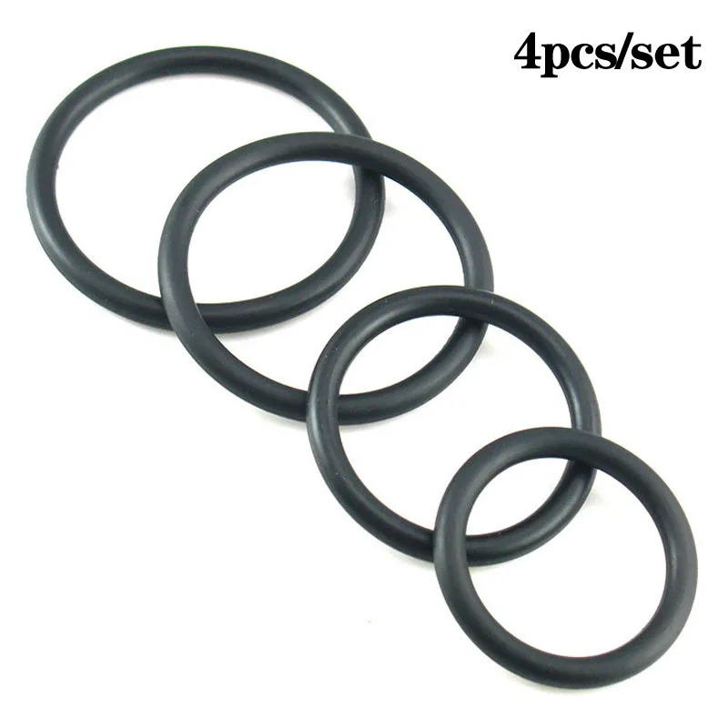 4 шт./компл. искусственная Блокировка пениса кольцо для бондажа в мошонке Cbt БДСМ