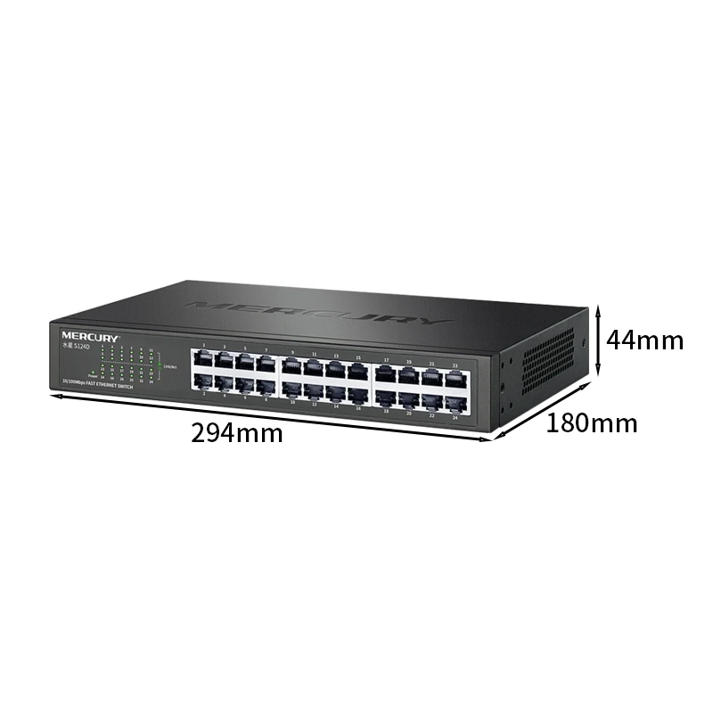 MERCURY S124D 24 Port 10/100M 3 2 Гбит/с автоматический MDI/MDI X полу/ полный DuplexFast Enternet сетевой