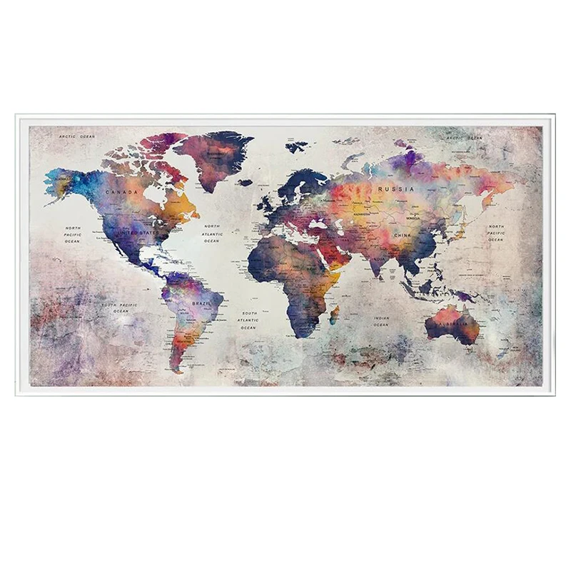 5d алмазная живопись сделай сам абстрактная карта мира полная квадратная круглая