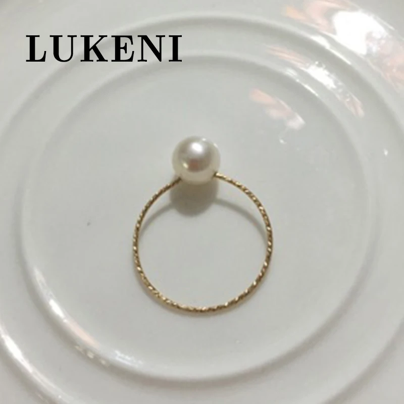 Women Pearl Rings Fashion Jewelry Flawless Perfectly Roung Aurora Simple Elegant Lady Accessories Classic Female | Украшения и