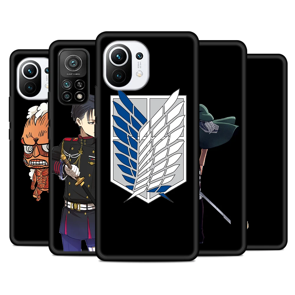 

Attack On Titan Silicone Cover For Xiaomi Mi 11i 11T 11 10i 10T Note 10 9 9T SE Lite Pro Ultra 5G Phone Case Shell