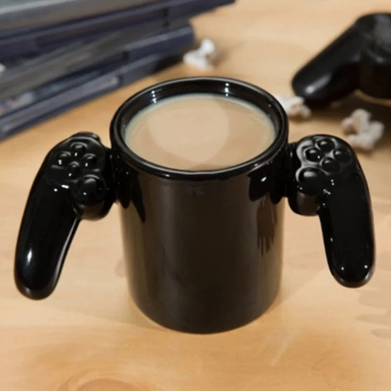 2019New Ceramic Gamepad Mug Retro Game Over Controller Coffee Milk Gaming Style Office Drinkware Creative Gifts | Дом и сад