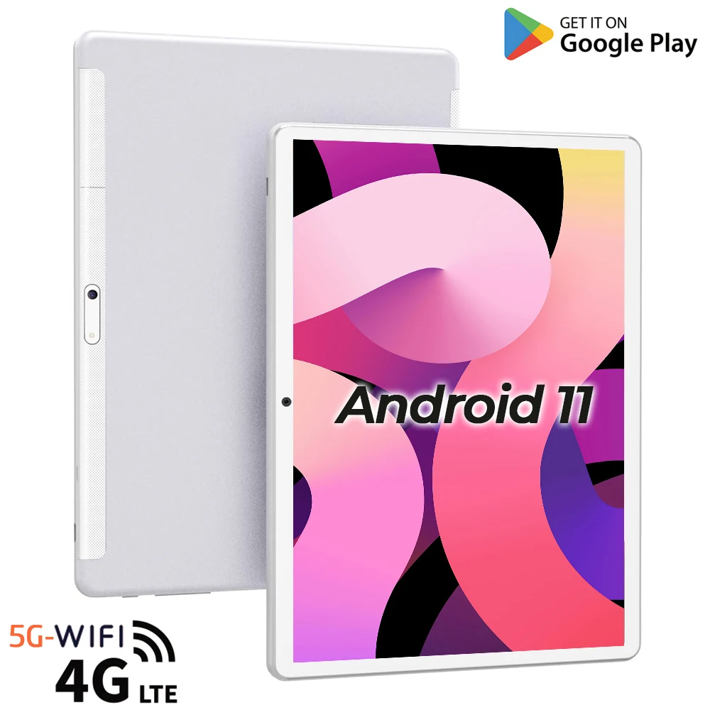 

2022 Hot 10 Inch Tablet Android 11.0 Octa Core CPU 6GB RAM 64GB ROM 1280x800 IPS Screen 4G LTE Network 5G WiFi 6000mAh Battery