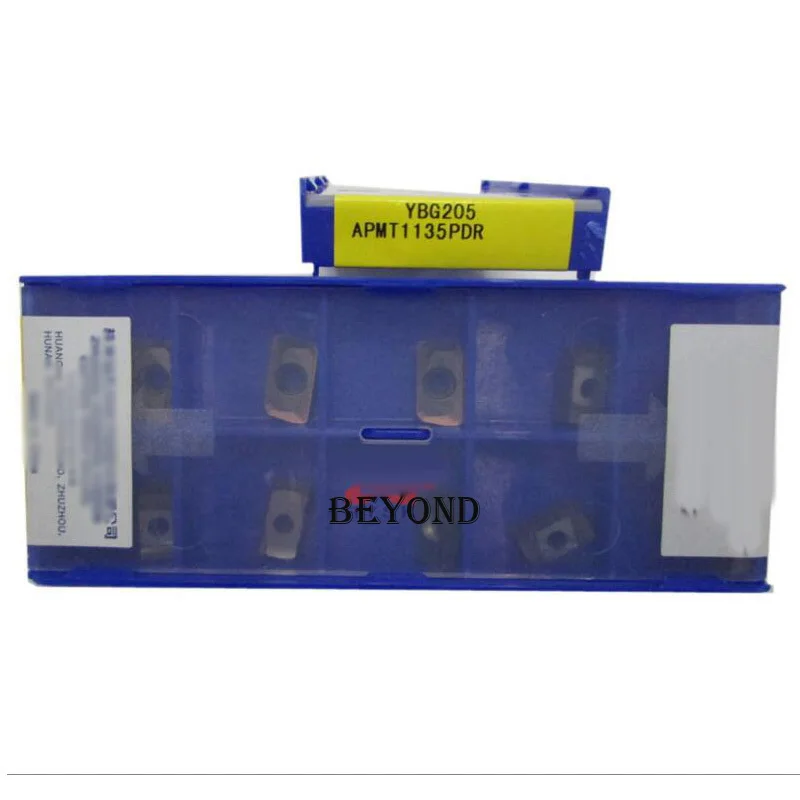 APMT1135PDR APMT1135 YBG205 APMT 1135 PDR фрезерная вставка для нержавеющей стали карбид вольфрама