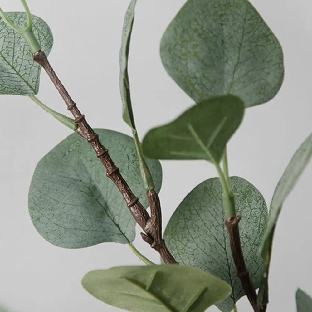 1 шт. зеленый искусственный цветок из шелка эвкалипта растительный лист Цветы