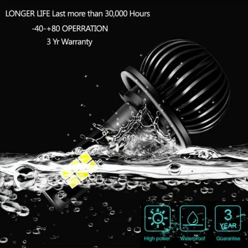 

White/Yellow Fog Light 2600 Lumens 880/881 Bulbs COB Driving Dual Color