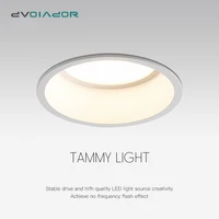 recessed downlight dimmable led lamp deep anti glare led spot 5w 7w 12w 15w lighting living room bedroom hotel cafe ceiling lamp