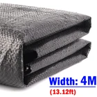 Антивозрастной Полипропиленовый Коврик для уничтожения сорняков, ширина 4 м, 13,12 футов, 90 гсм, ткань Барьерная для садовых растений