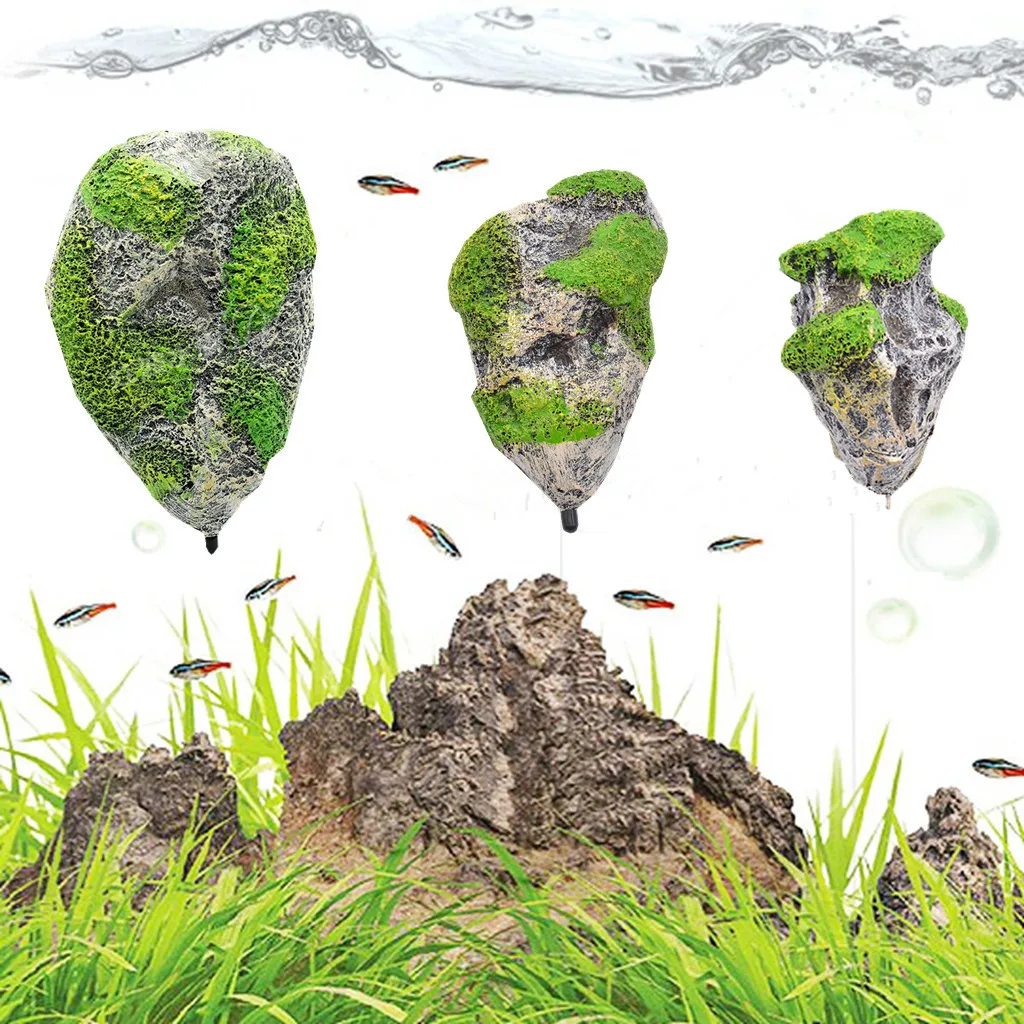 Имитация плавающих камней аквариумные украшения руины фотоальбом размера S M