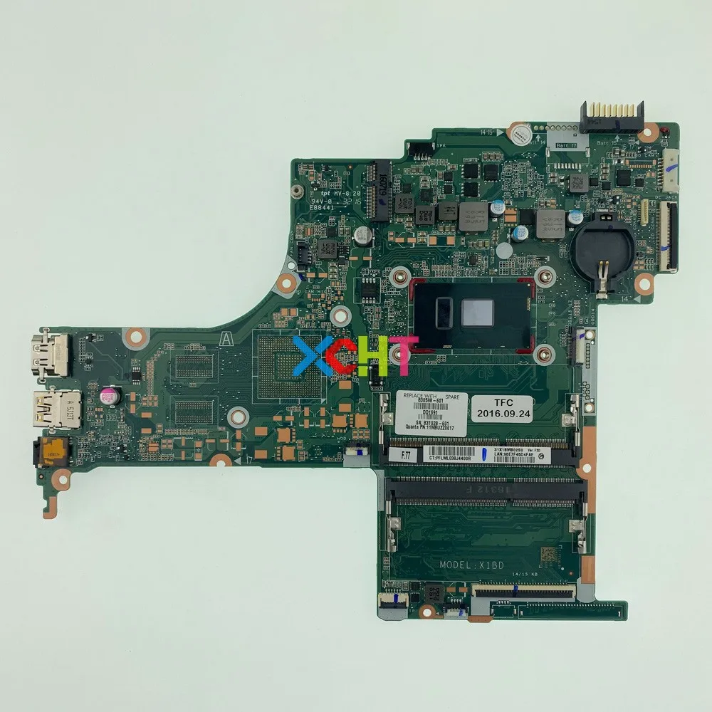 830598-601 830598-001 DAX1BDMB6F0 UMA w i7-6500U cpu для hp PAVILION NOTEBOOK 15-AB Series 15T-AB100 PC материнская плата |