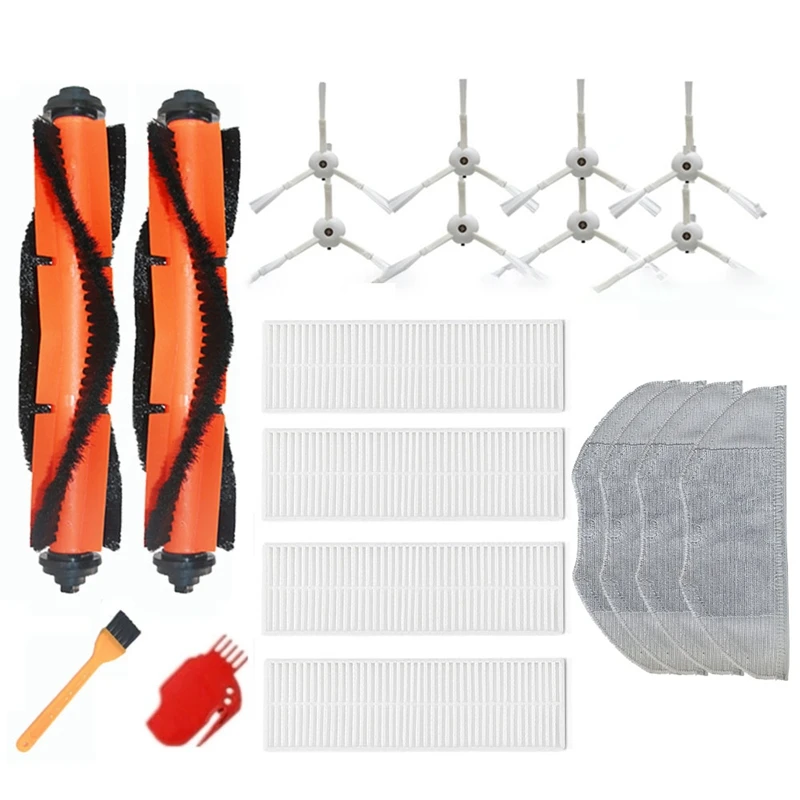 

TOP!-Main Brushes Side Brush Filters Mop Cloth for Xiaomi Mijia G1 MJSTG1 Sweeping Mopping Robot Vacuum Cleaner Parts